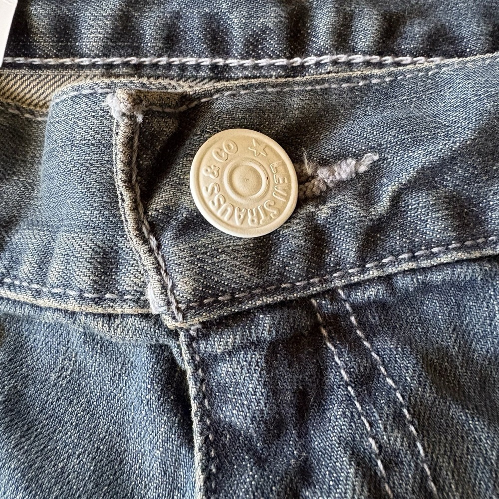 Levis Redwire DLX Straight Leg Jeans Mens 36x32 Blue Denim Y2K Tech Carpenter - Picture 15 of 15